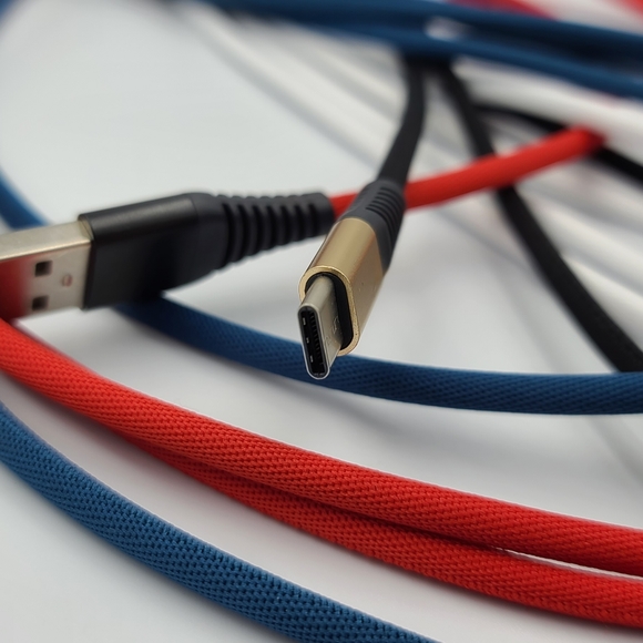 4 Pack 10 Foot Braided Type C Charging Cables - Picture 3 of 4